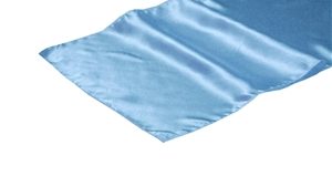 Light Blue Satin Runner