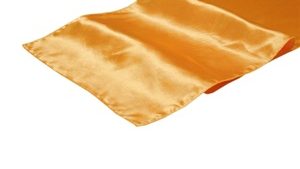 Peach Satin Runner