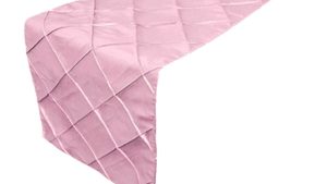 Pink Pin Tuck Runner