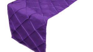 Purple Pin Tuck Runner
