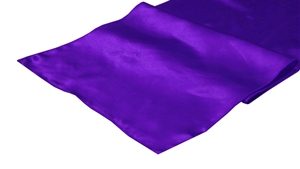 Purple Satin Runner