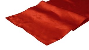 Red Satin Runner