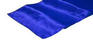 Royal Blue Satin Runner