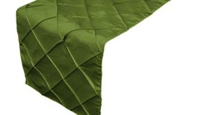Willow Green Pin Tuck Runner