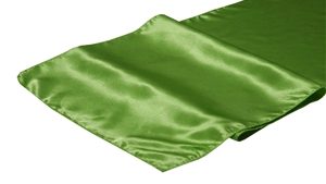 Willow Green Satin Runner