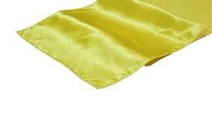 Yellow Satin Runner