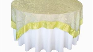 Yellow Organza Swirl Overlay